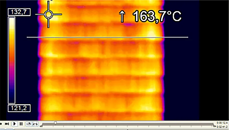적외선 히터의 정밀한 제어를 위해서는 소형이면서 고온에 견딜 수 있는 적외선 센서가 필요