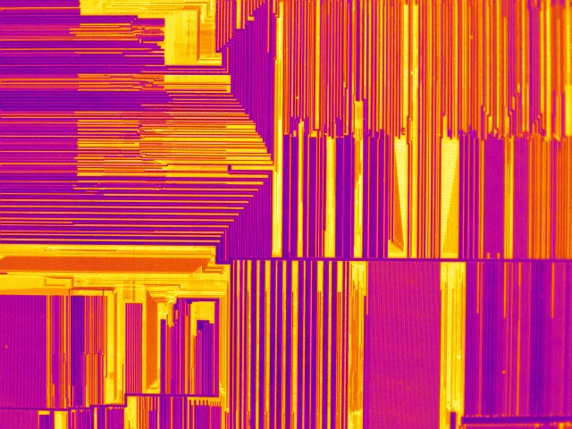 합리적인 비용의 고정밀 적외선 현미경으로 마이크로프로세서의 열 지문 분석